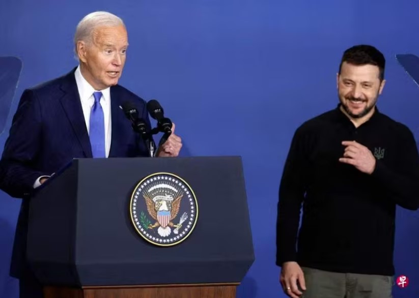 拜登在北约峰会新闻发布会误称泽连斯基“普京”